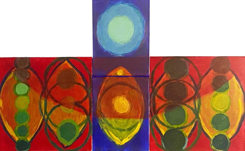 Cantata in Blue, Red, Green, Yellow- the Vesicle